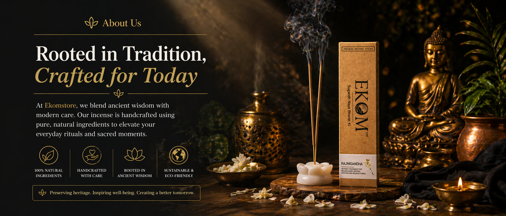 Women artisans handcrafting incense